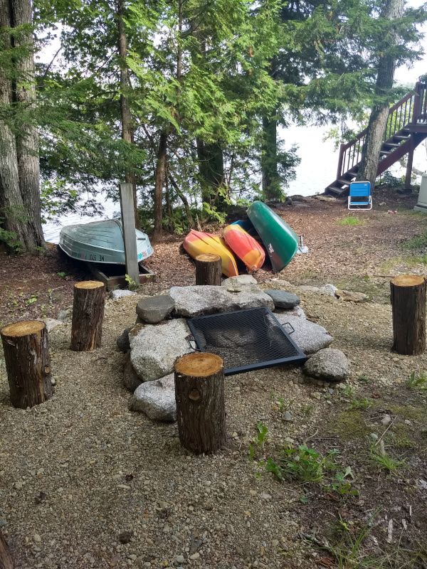 Firepit and boats